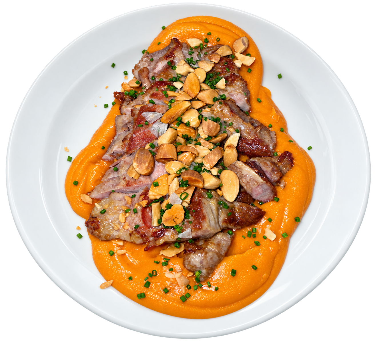 Carne con almendras